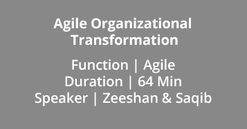 Agile Organizational Transformation