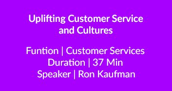 Uplifting Customer Service