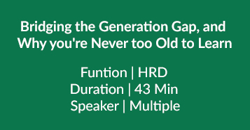 Bridging The Generation Gap, And Why You’re Never Too Old To Learn