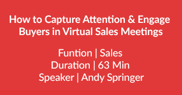 Buyers In Virtual Sales Meetings
